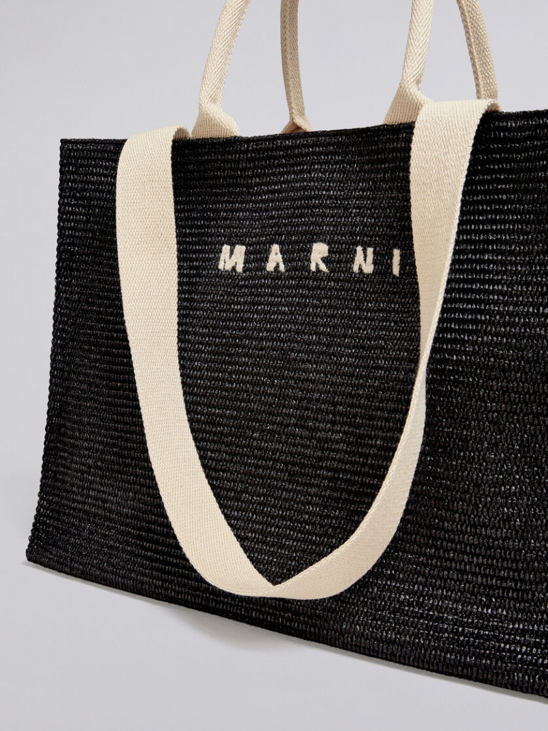 Marni Raffia Large Svarta | XSEGW27114