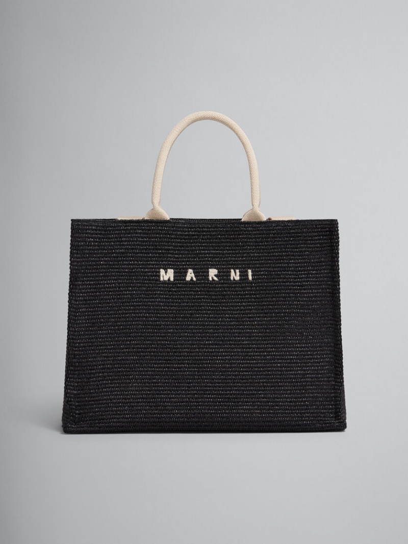 Marni Raffia Large Svarta | XSEGW27114