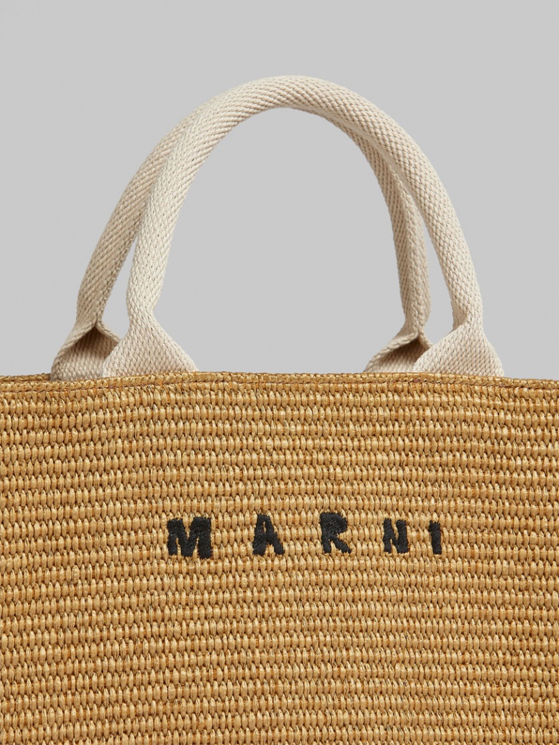 Marni Raffia Small Beige | LSETR33755