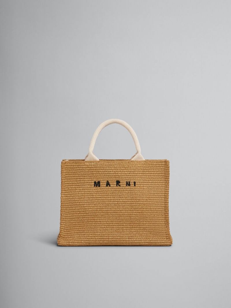 Marni Raffia Small Beige | LSETR33755