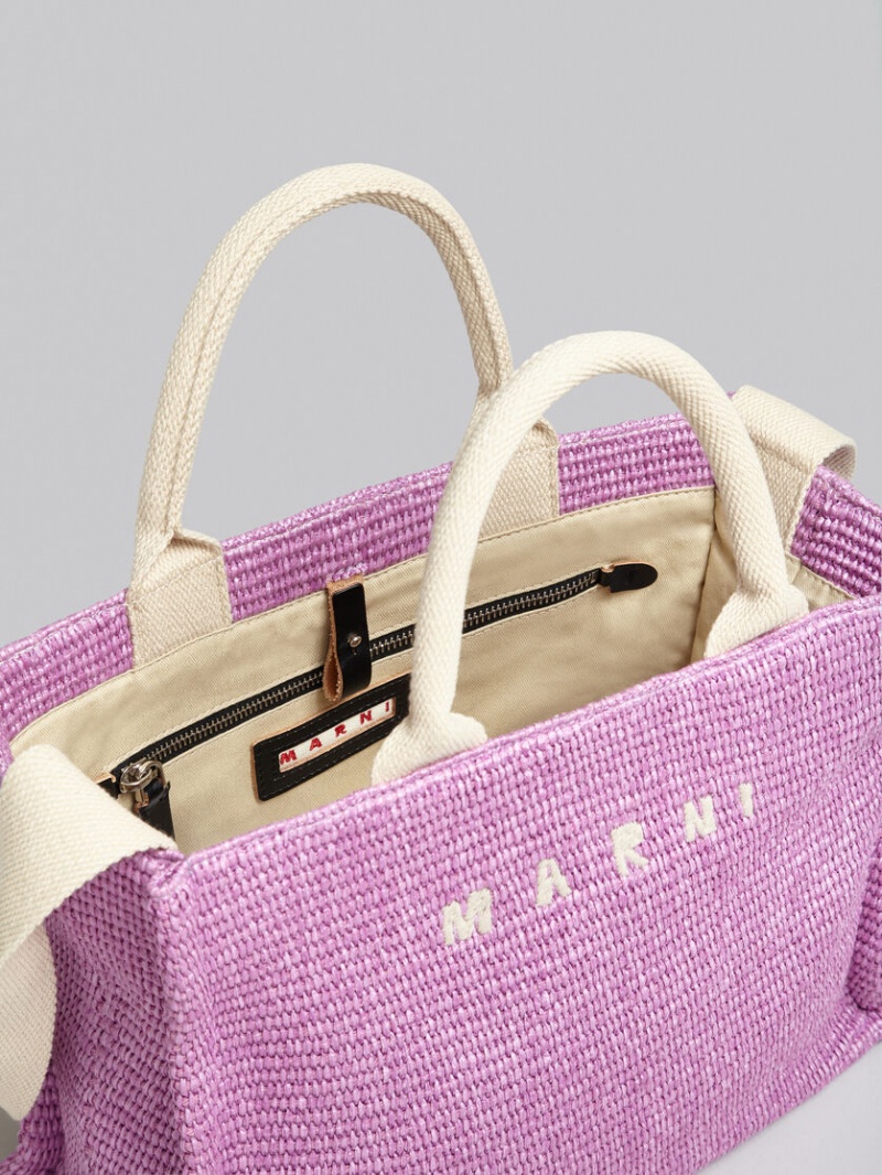 Marni Raffia Small Lila | PSEQX68069