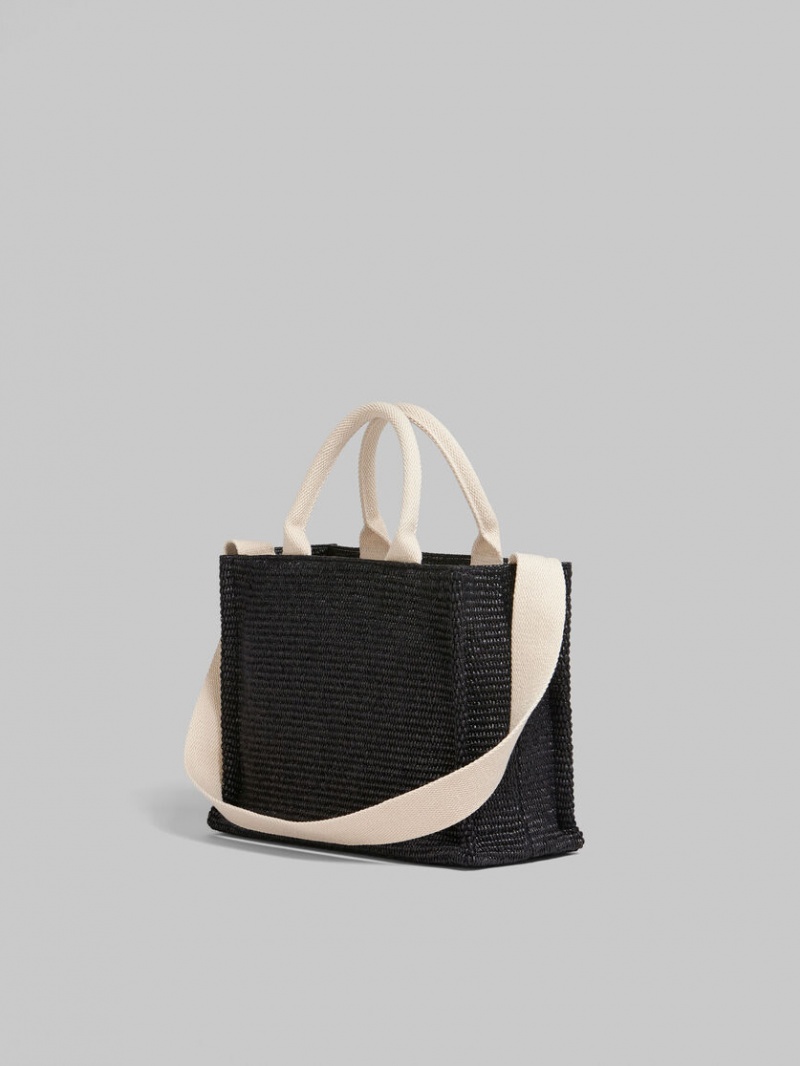 Marni Raffia Small Svarta | TSEWZ75649