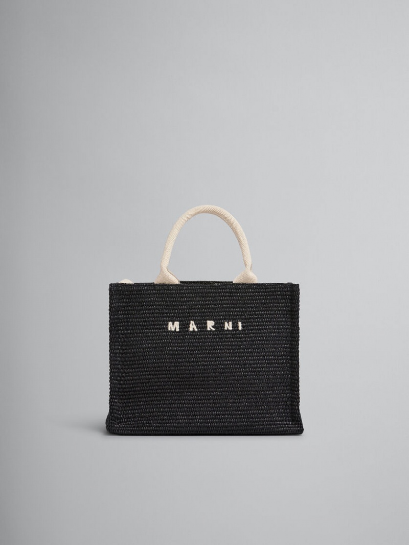 Marni Raffia Small Svarta | TSEWZ75649