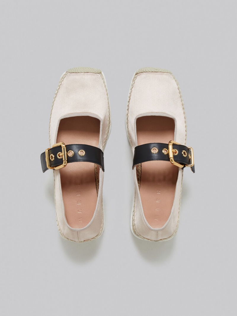 Marni Satin Petal Espadrillas Rosa | ESEVG24502