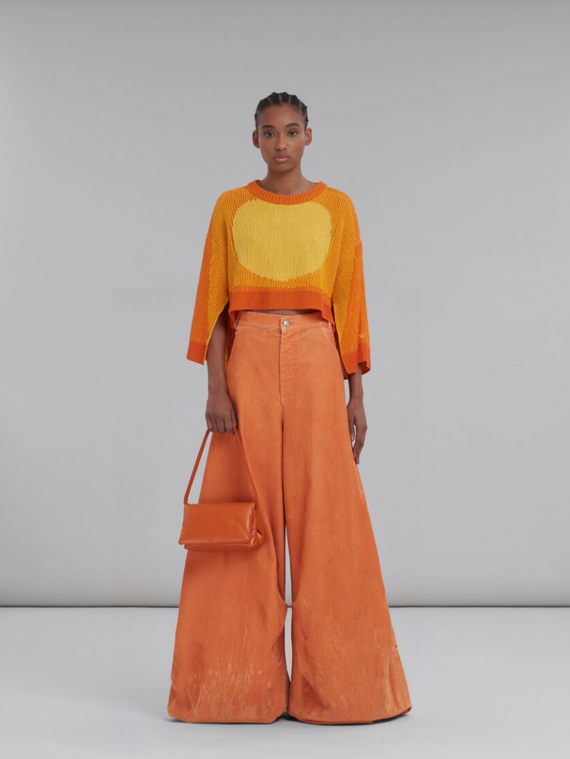 Marni Small Calfskin Orange | BSESD89518