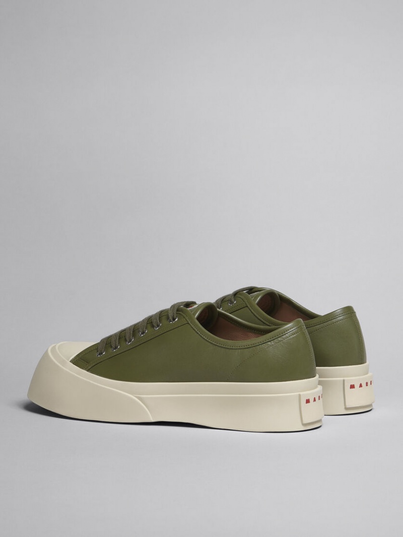 Marni Soft Calf Läder Pablo Sneaker Gröna | ESEHC88095