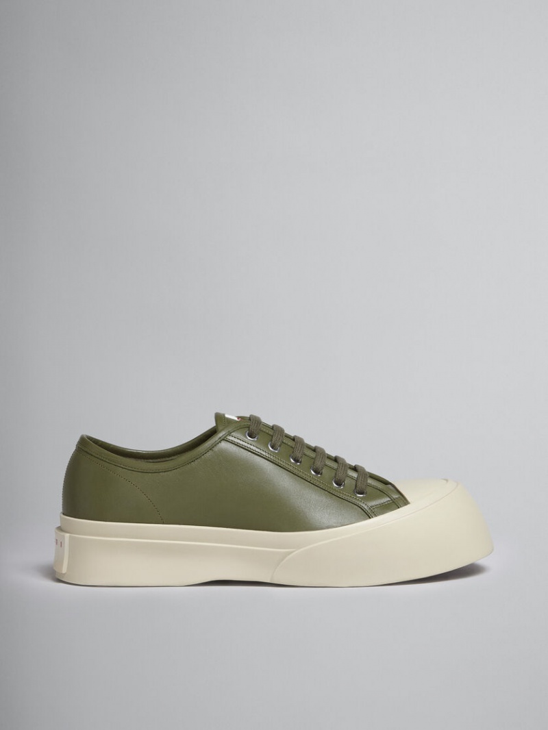 Marni Soft Calf Läder Pablo Sneaker Gröna | ESEHC88095