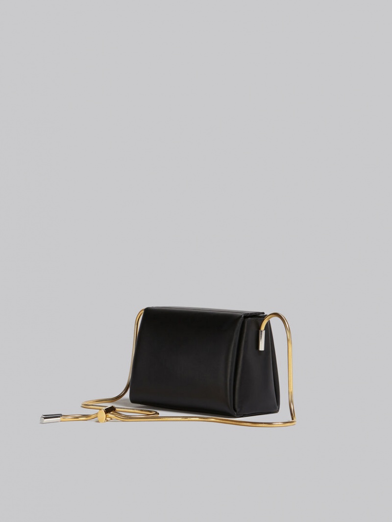 Marni Toggle Medium Bag Läder Svarta | SEQCS66585