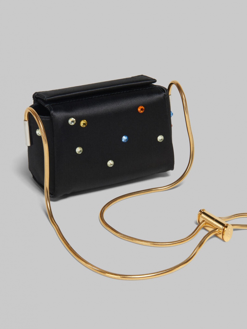 Marni Toggle Mini Bag Satin Svarta | BSESO21061