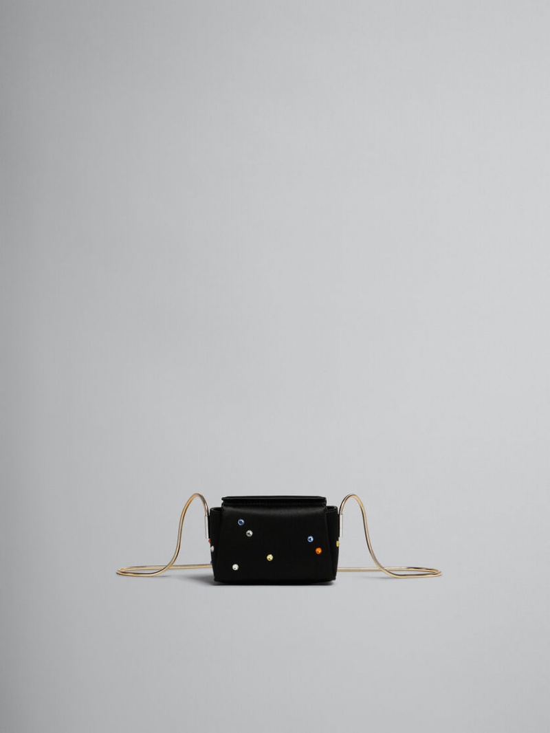 Marni Toggle Mini Bag Satin Svarta | BSESO21061