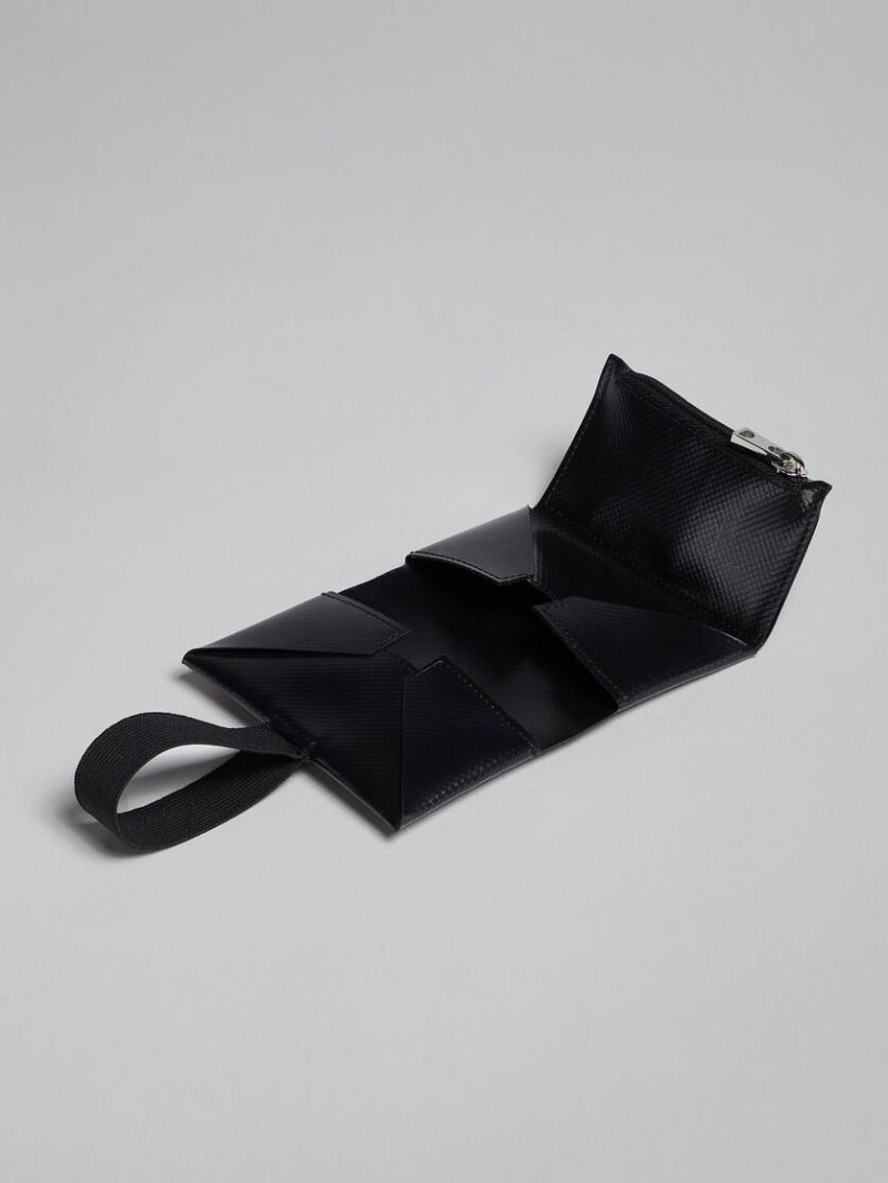 Marni Tri-fold Wallet Svarta | SENZX39854