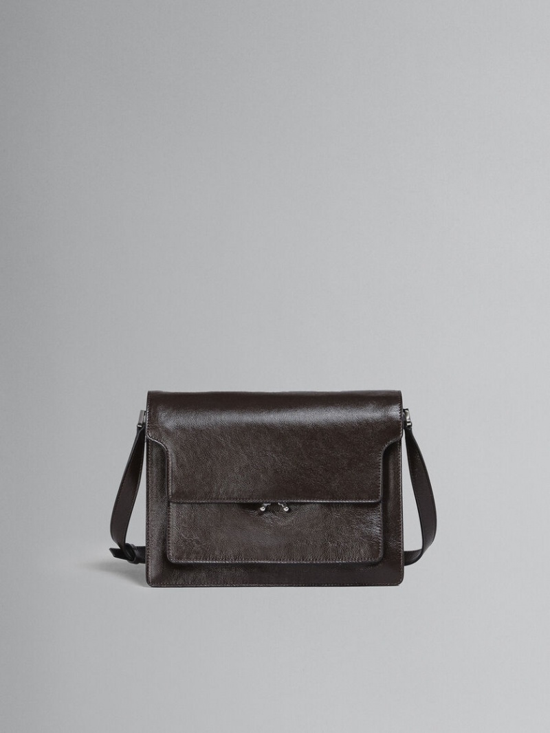 Marni Trunk Soft Large Bag Läder Bruna | SEJBT43786