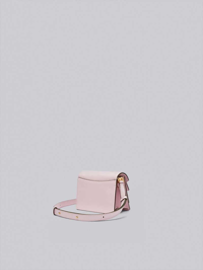 Marni Trunk Soft Mini Bag Läder Rosa | FSEHY86921