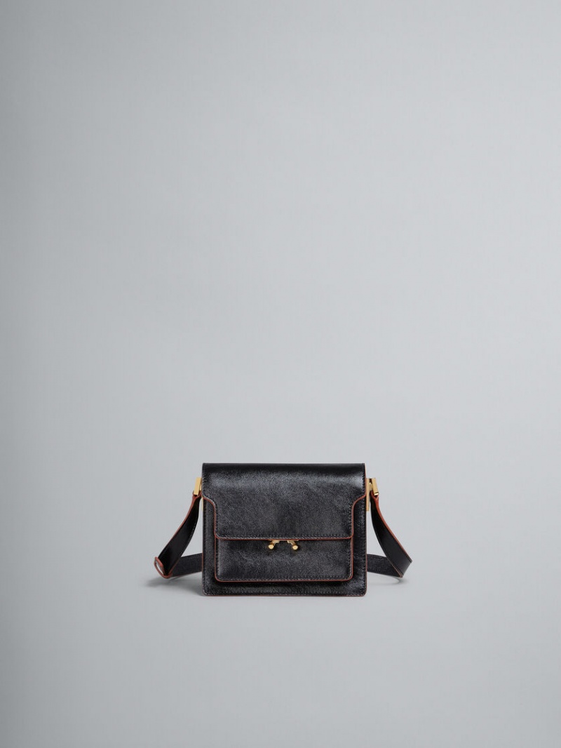 Marni Trunk Soft Mini Bag Läder Svarta | SECVG10319